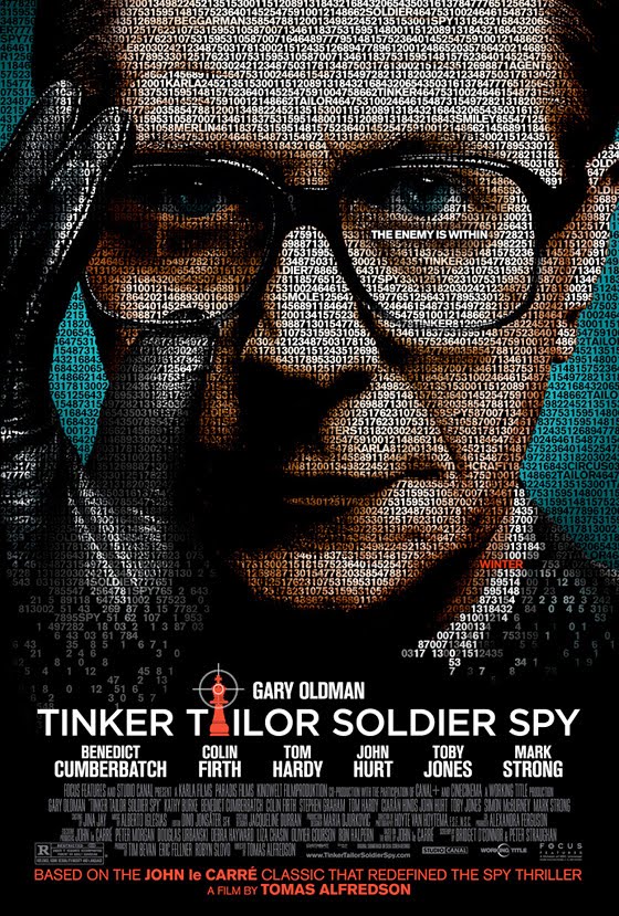 بانفراد تاام فيلم الاثارة والغموض الاكثر من رائع Tinker Tailor Soldier Spy والمرشح للحصول على اوسكار نسخة DVD R5 مترجم تحميل مباشر  Tinker-Tailor-Soldier-Spy-Film-Poster