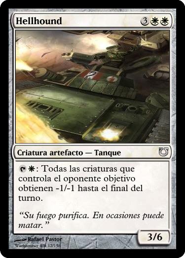 Cartas Warhammer 40k para Magic Hellhound