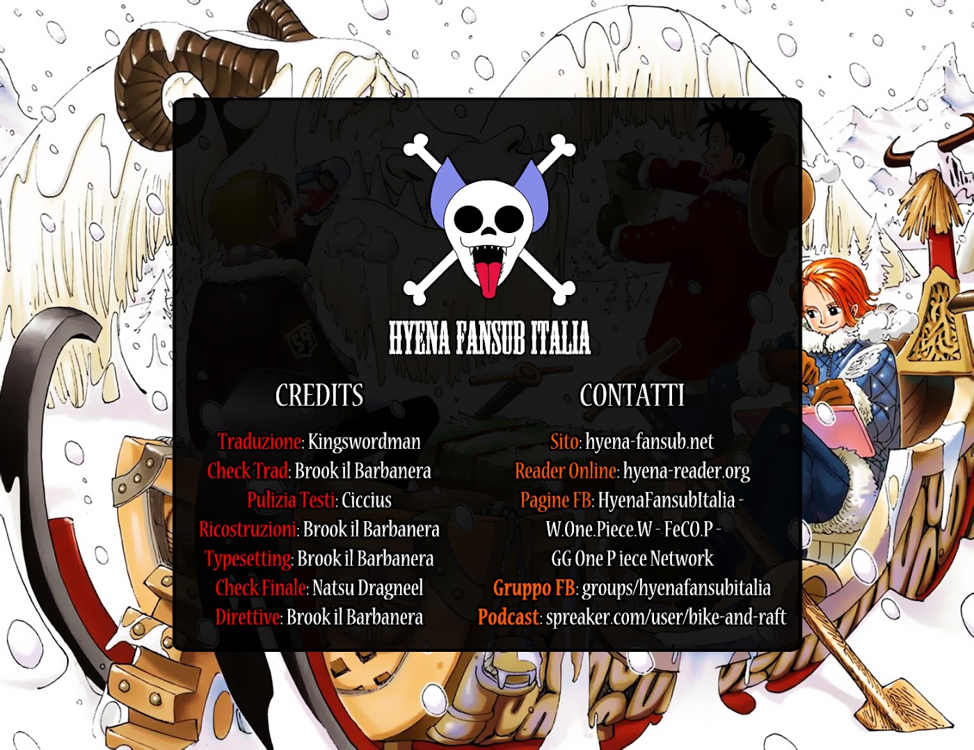 [Remake] One Piece Chap 137 Full Color - Tuyết Lở  Credits