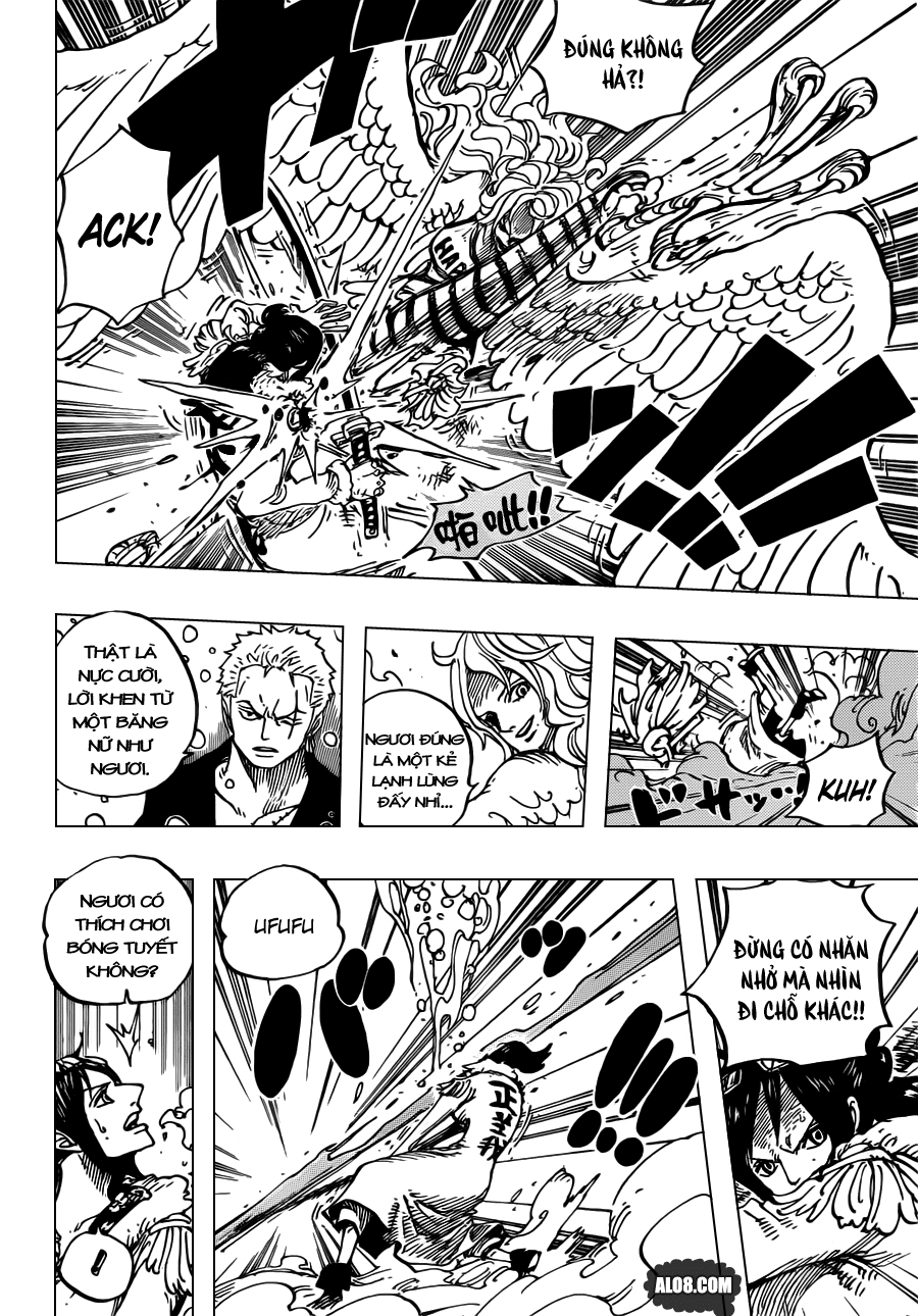 One Piece Chapter 687: Thú hoang 008