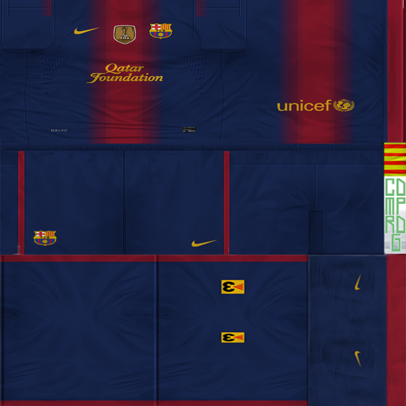 Real Madrid & FCBarcelona Kits 2013 Home