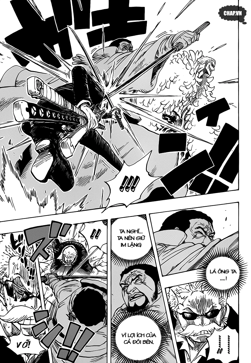 One Piece Chapter 730: Ba lá bài 004