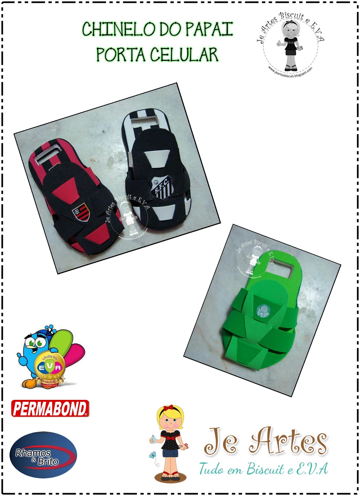 CHINELO PORTA CELULAR PARA PAPÁ CAPA