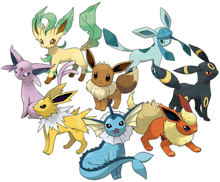 ¿Qué pokémon te gustan? Eeveelutions