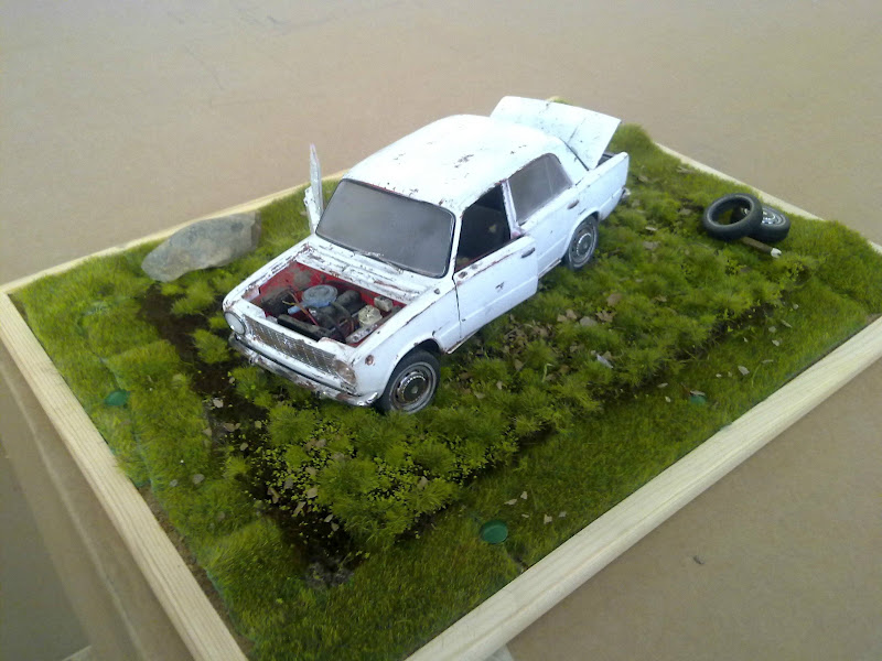 Desarmando una maqueta con estilo -- Diorama Seat 124 50