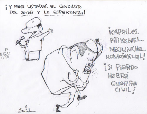 Venezuela: Apocalipsis Now... Chavez-amor-sketch