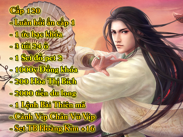 KT vô song <<VƯƠNG TỬ>> Open 30/07 .Nhiều quà tặng chương trình! Hotrotanthu