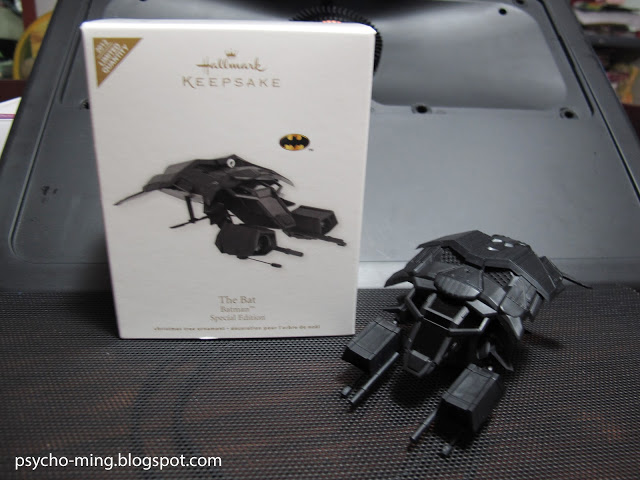 Hallmark Keepsake: The Bat Christmas Tree Ornament, do filme The Dark Knight Rises Bat01