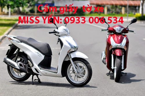 Cầm giấy tờ xe máy, cầm xe máy - lên đến 80% giá trị xe  Honda_SH_02