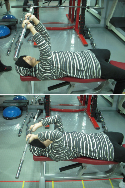 Kyusaeng latihan di Gym Exercise