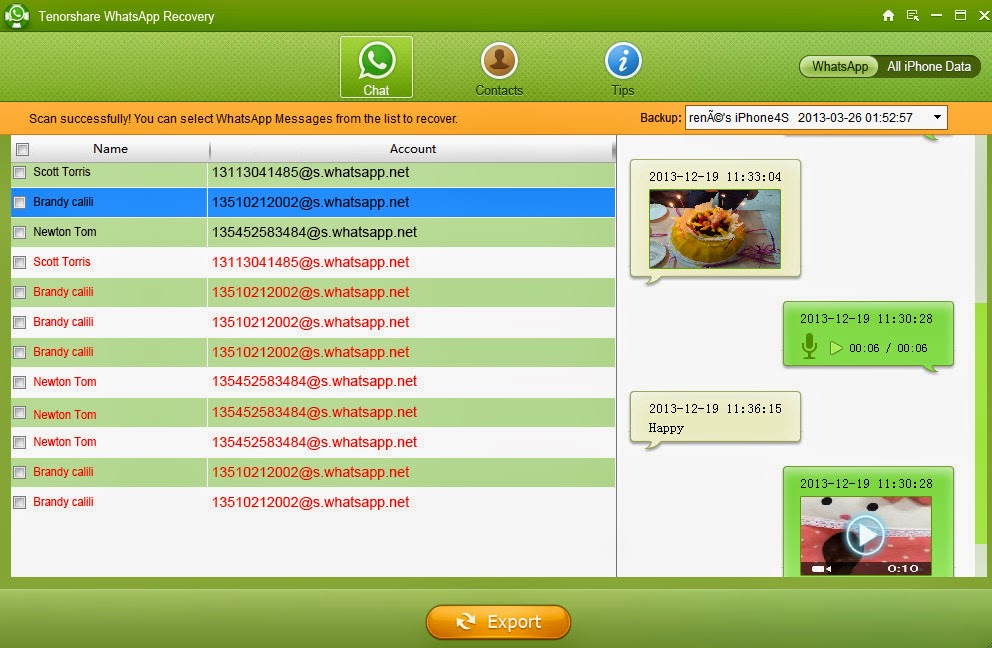      Tenorshare WhatsApp Recovery 2.5.0.0 Build 1887 - Full  00309331