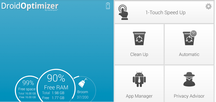 Droid Optimizer تطبيق من Ashampo لتنظيف الهاتف Droid%2Boptimizer