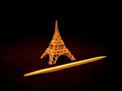 تصاميم معمارية مذهلة و لكن باستخدام عيدان الاسنان  Toothpick-art-05