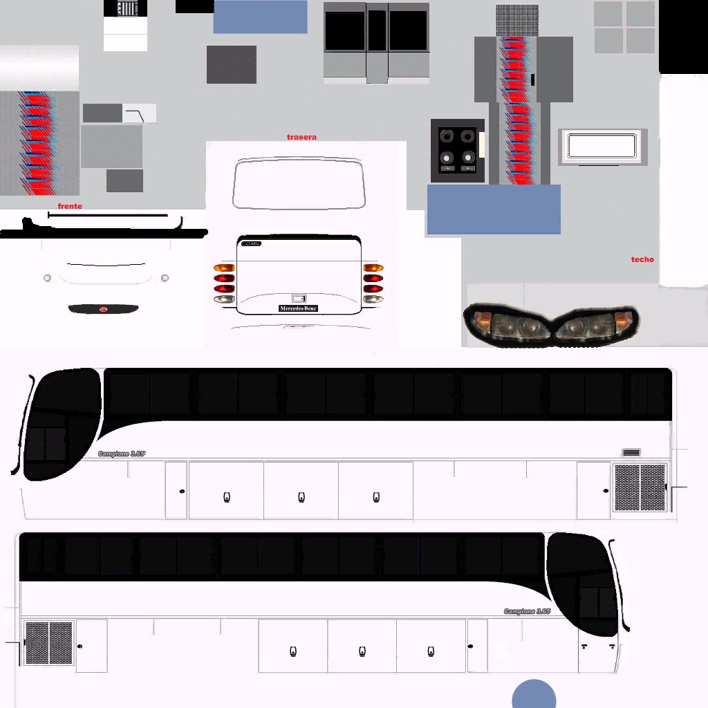 Bases (skins en blanco) para crear tus propias cromaticas. BASEcomi3.65