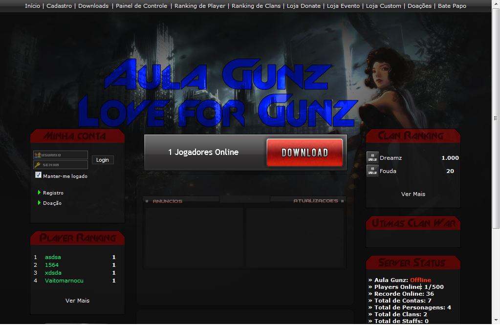 Website Beta Version for Aula Gunz Banner1