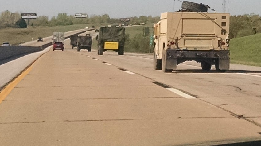 Major airborne operation in North Carolina involving U.S. 82nd Airborne Division and the United Kingdom's 16 Assault Brigade Military_convoy_usa_texas01