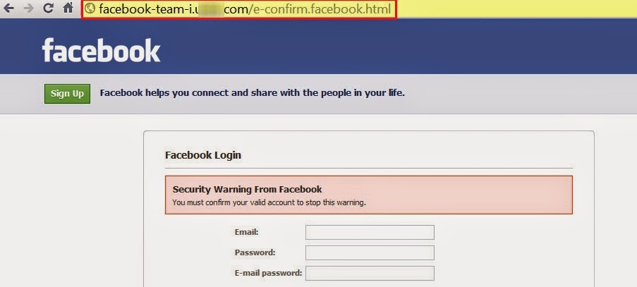هذه هي جميع الطرق التي يستخدمها الهاكرز في سرقة حسابات فيسبوك Facebook-phishing-page-account-confirmation