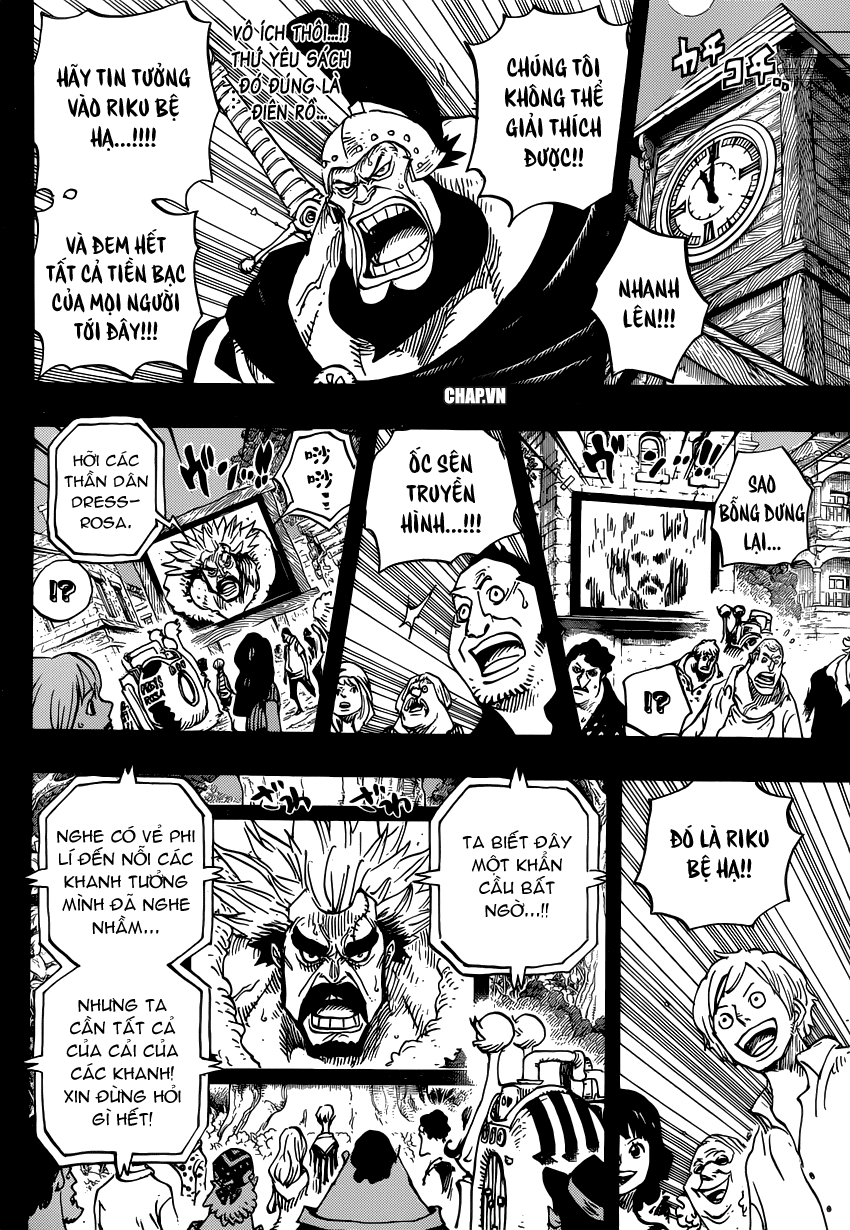 One Piece Chapter 727: "Anh hùng" mai phục 010