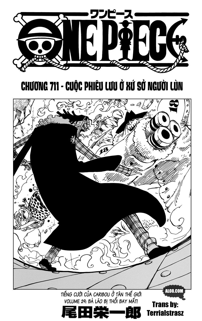 One Piece Chapter 711: Cuộc phiêu lưu ở xứ sở người lùn 001