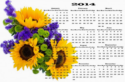 ♡   ¸.•♥¸¸.•♥﻿¸¸   MIS   COSITAS.....algo de mi...  ¸¸.•♥¸¸.•♥¸¸♡   - Página 12 Calendar-2014-flowers-1374568654fbu