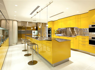تصميم مطبخ راقي جدا - تصميم مطبخ راقي جدا من تصاميم سينديرو Modern-yellow-kitchen-snaidero-venus-1-thumb