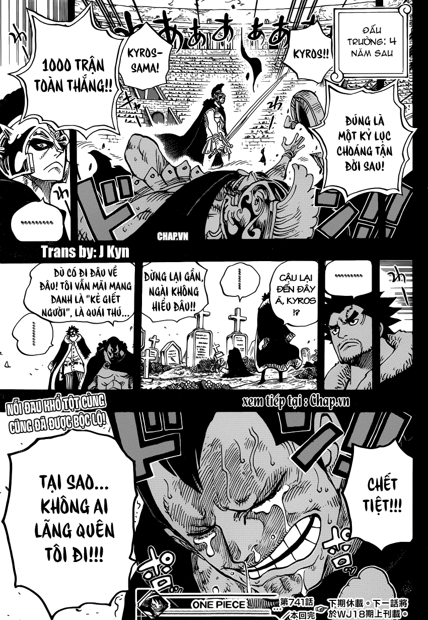 One Piece Chapter 741: Thần gió Usoland 019