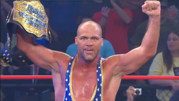 Kurt Angle fuera una semana por lesin en el tendn 9y