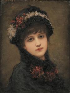 EMILE EISMAN-SEMENOWSKY 1857-1911 Eisman_semenowsky_emile-portrait_of_a_woman_in_black%257EOM709300%257E10603_20120203_2581B_322