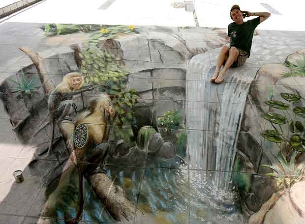 El impresionante arte urbano tridimensional de Julian Beever ATT00236