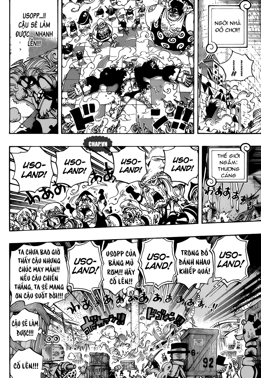 One Piece Chapter 742: Cha sẽ luôn ở cạnh con 016