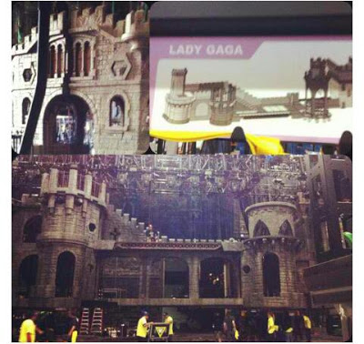 El escenario del Born This Way Ball está totalmente construido Escenariobtwb