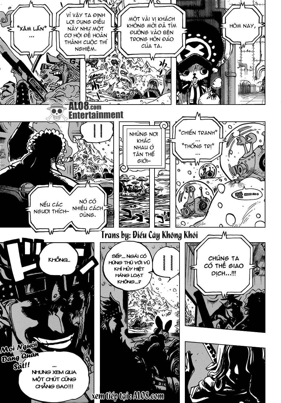 One Piece Chapter 674: Khán giả 017