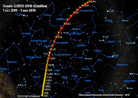 El espectáculo del cometa Catalina que podrá verse este fin de semana desde la Tierra Catalina6