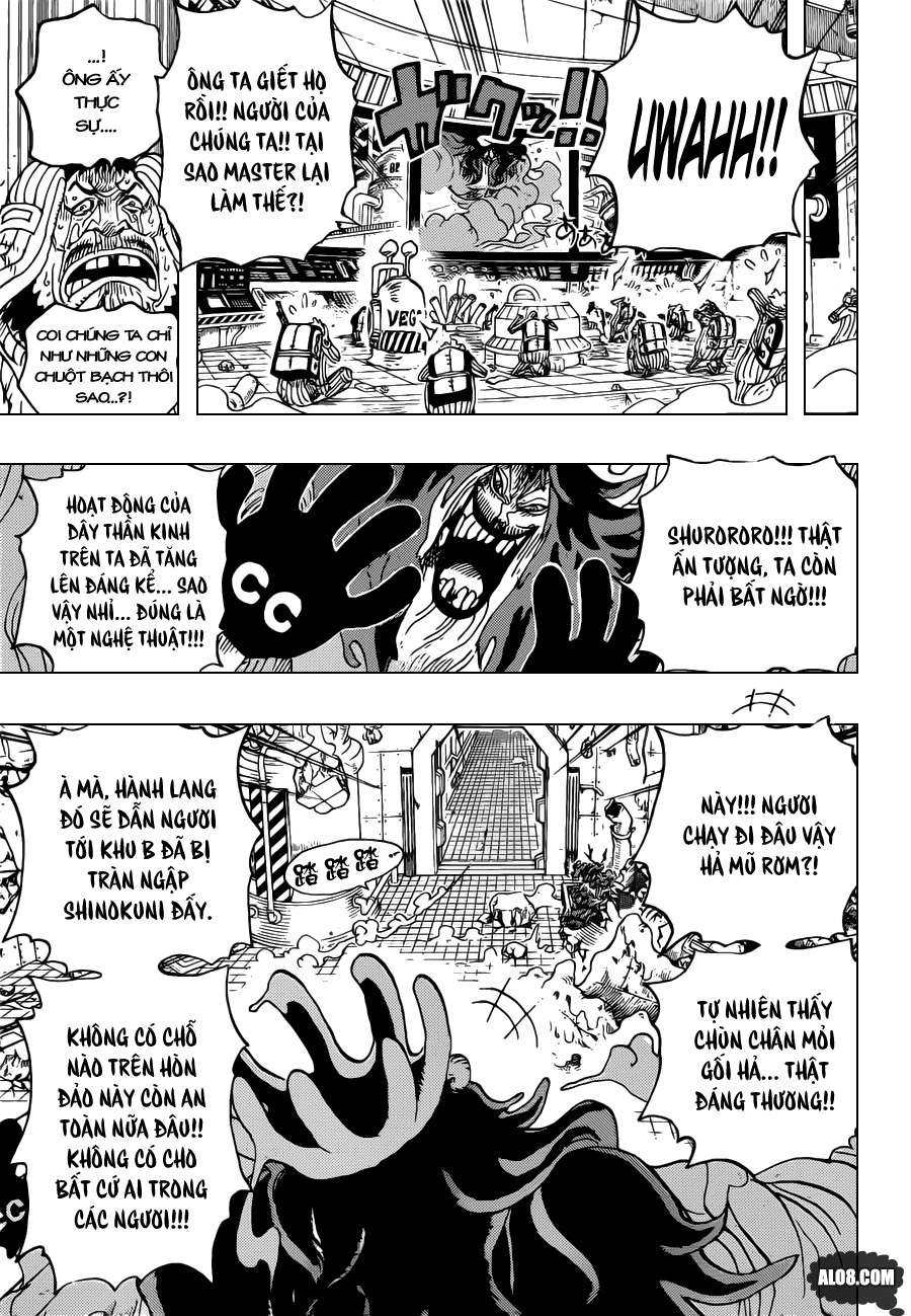 One Piece Chapter 691: Vị vua của vùng đất chết 014