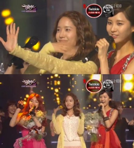 Yoona ظهرت فجأة بملابس دراما Love Rain بعد فوز TaeTiSeo في"Music Bank "  20120511_yoonA_1