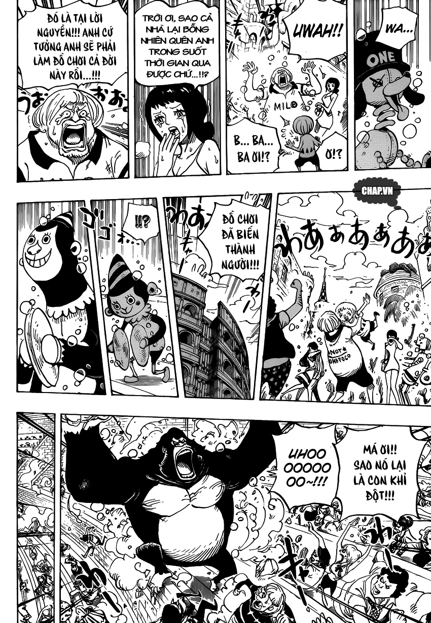 One Piece Chapter 743: Hỗn loạn ở Dressrosa 006