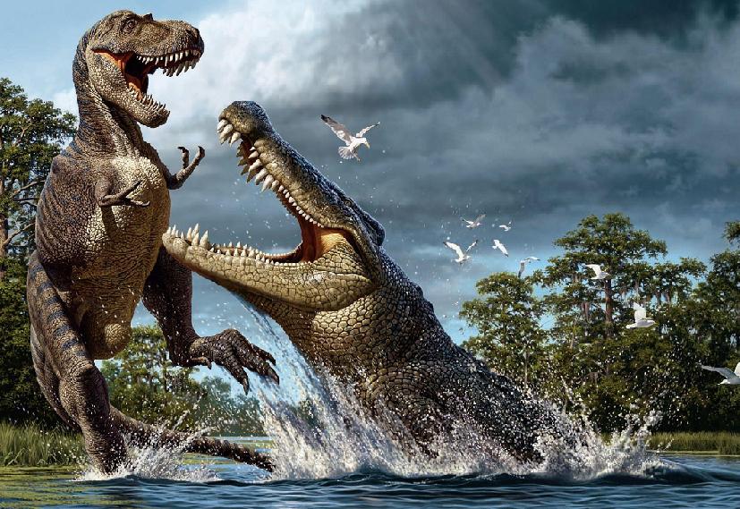 Deinosuchus vs T-rex Deinosuchus_and_albertosaurus