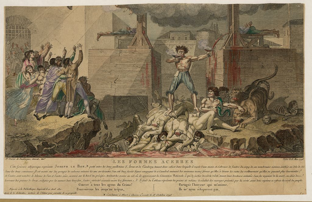 Guillotine in satire and caricature - Page 9 Joseph_Le_Bon