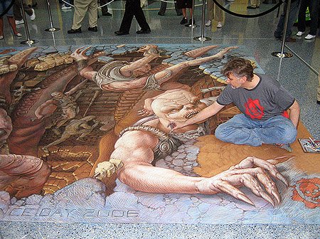 El impresionante arte urbano tridimensional de Julian Beever ATT00221