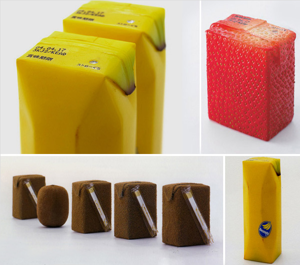 طرق إبداعية لتغليف الأغراض Juice-packaging
