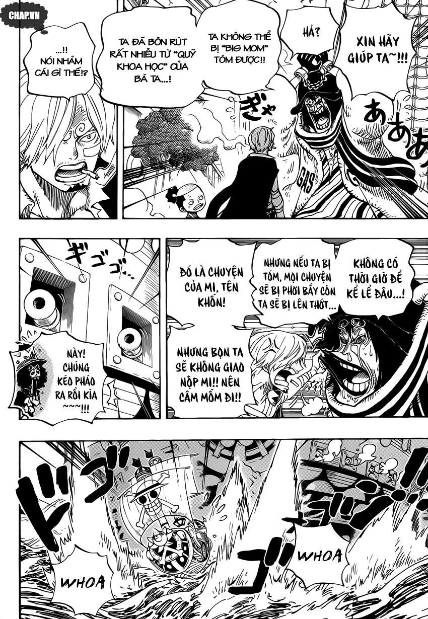 One Piece Chapter 730: Ba lá bài 012