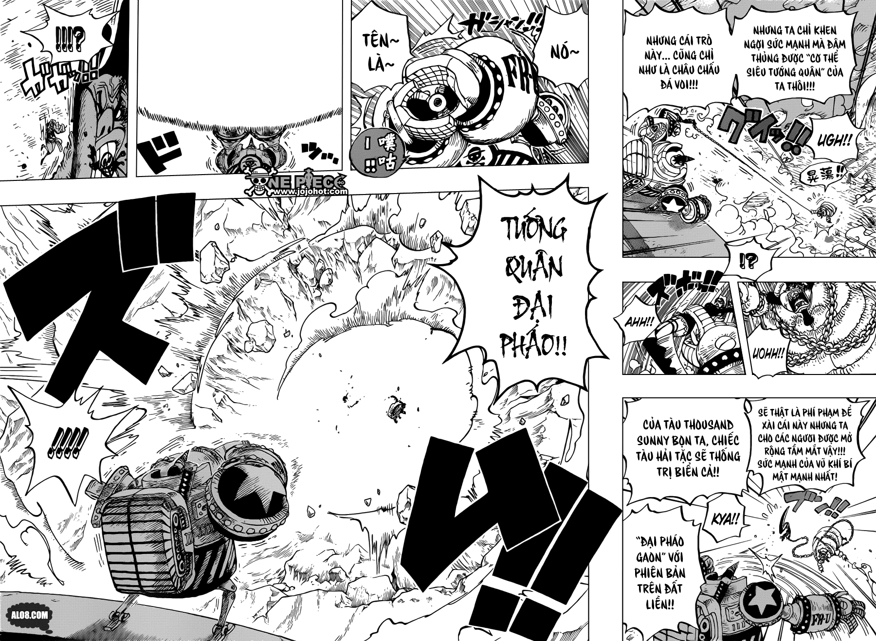 One Piece Chapter 695: Để đó cho tớ! 004