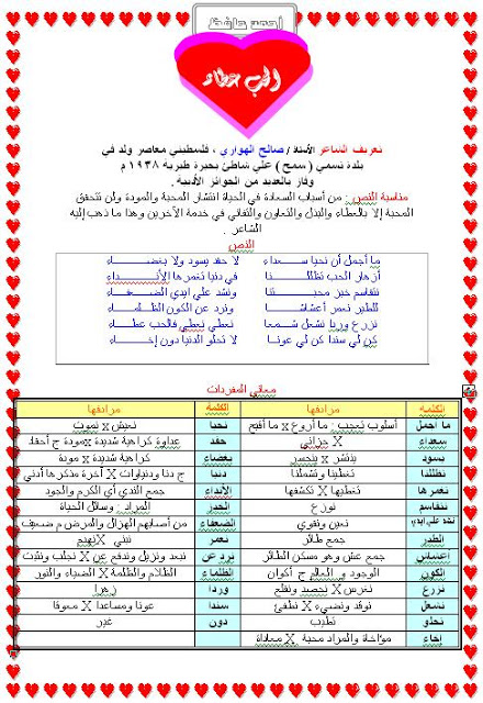  مذكرة شرح منهج اللغة العربية أولى اعدادى قراءة وقصة ونصوص ونحو ترم أول  158