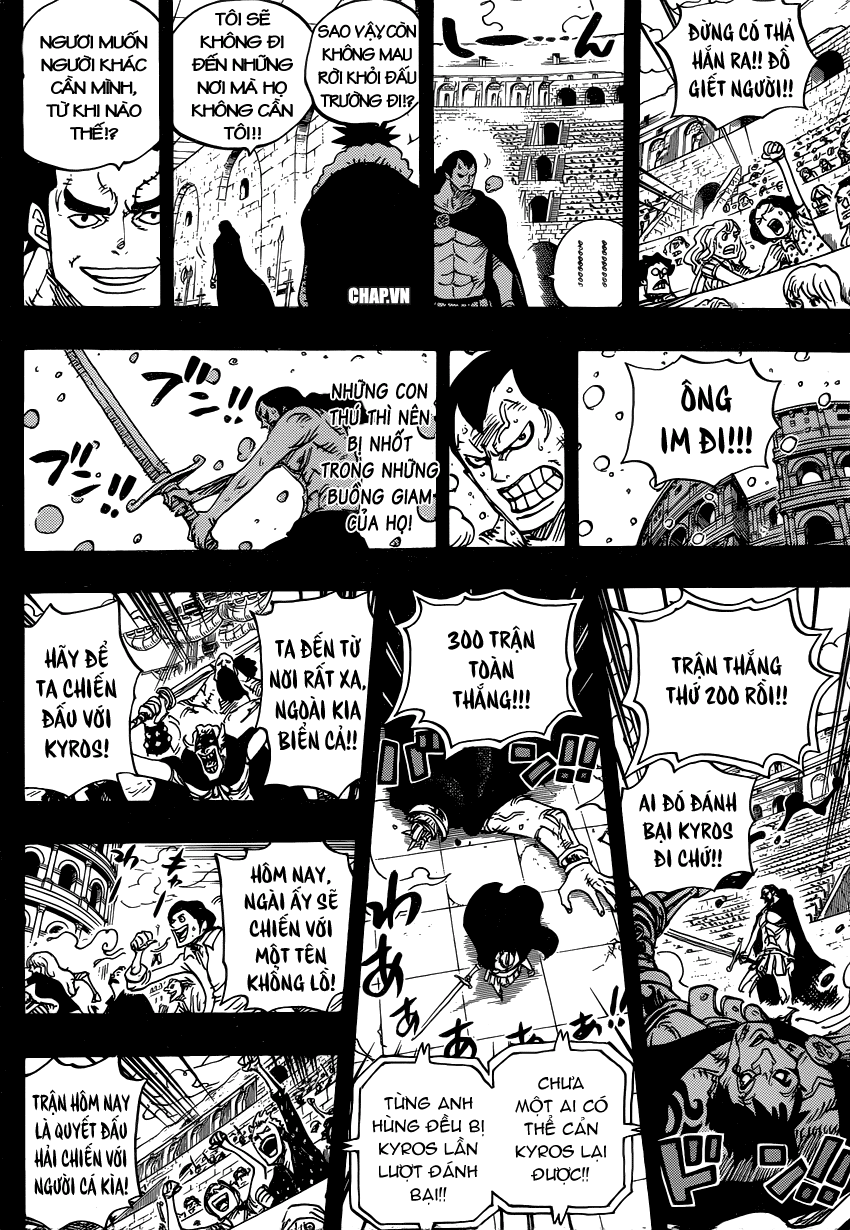 One Piece Chapter 741: Thần gió Usoland 018