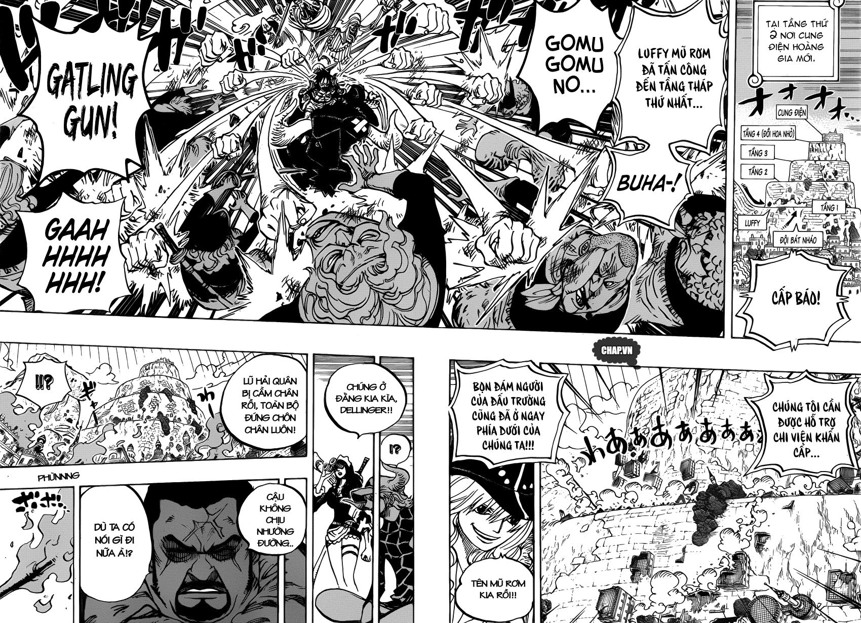 One Piece Chapter 750: Khơi màn cuộc chiến 015