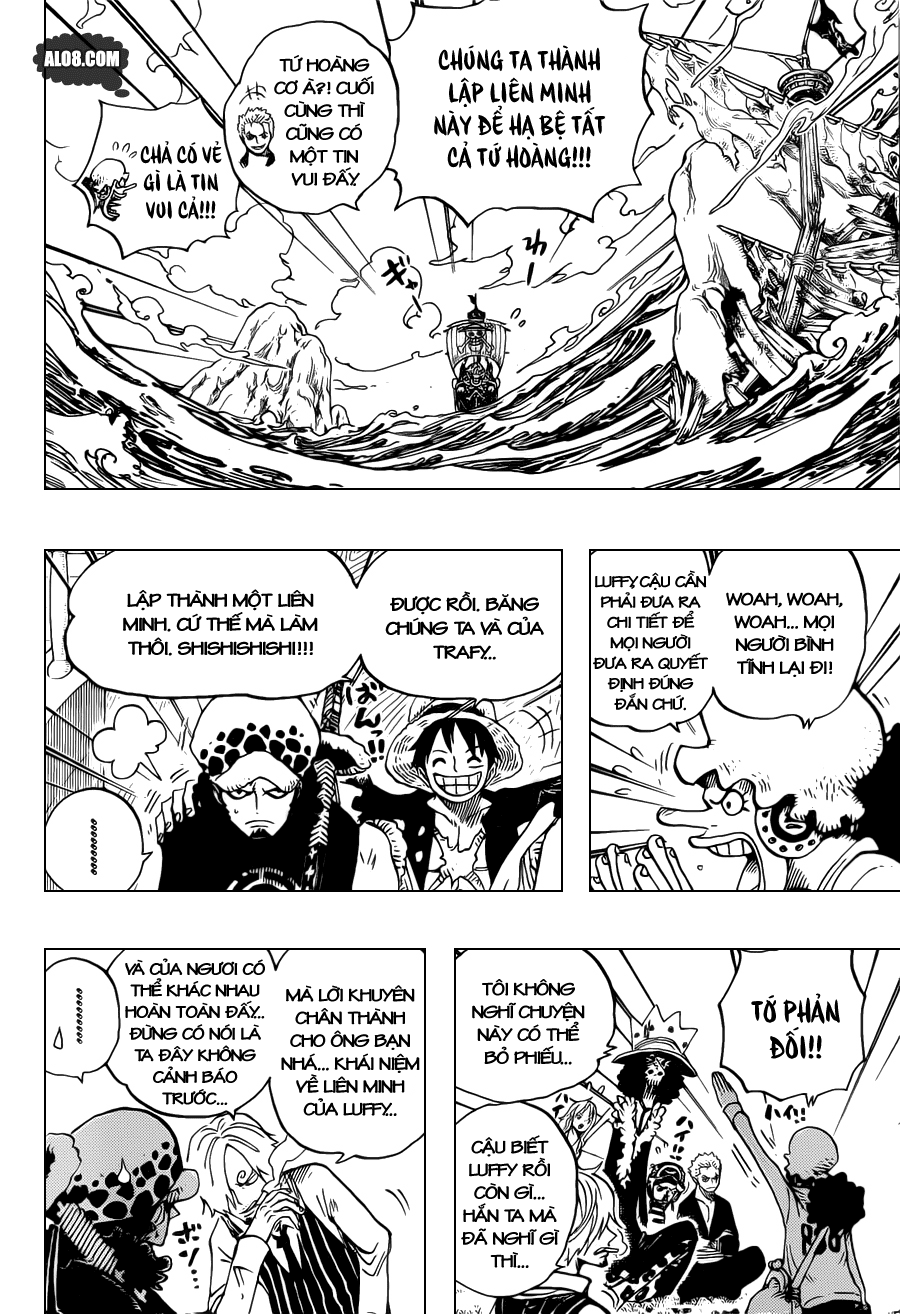 One Piece Chapter 698: Doflamingo xuất hiện 012