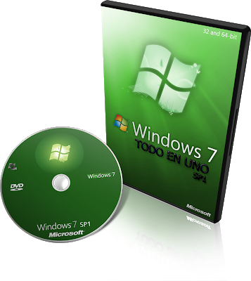 TODO en UNO Windows 7 SP1 [MSDN DVD] [Español] [ISO]  WIN7AIOSP1ES