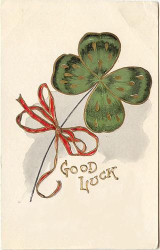 Lots of luck for tomorrow d_whpl! Clover-good-luck