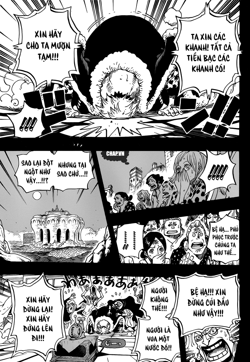 One Piece Chapter 727: "Anh hùng" mai phục 011