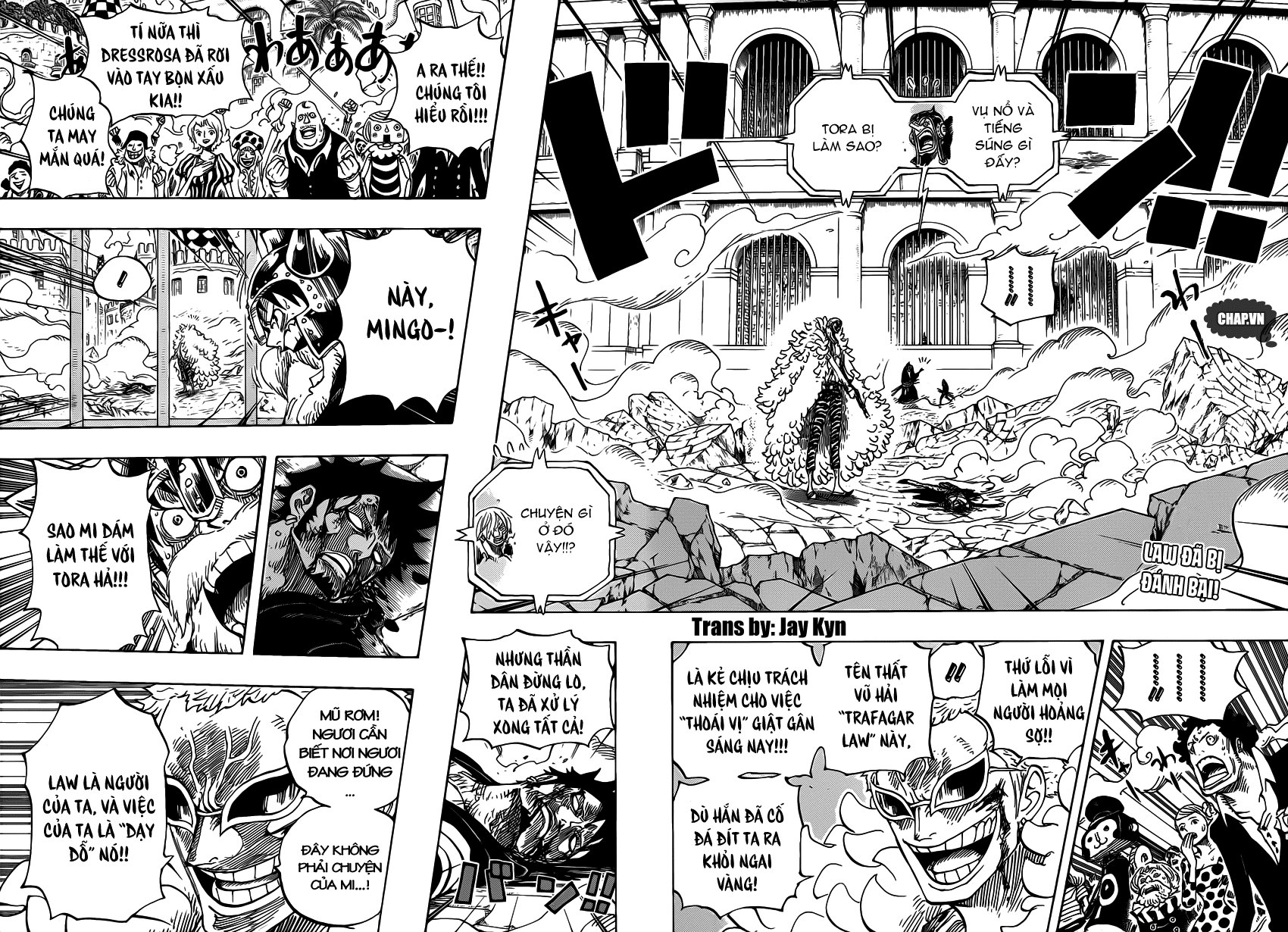 One Piece Chapter 730: Ba lá bài 002